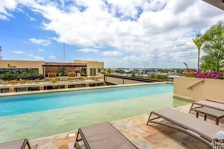 New Syrena Stylish Studios Rooftop Pool Near Beach Playa del Carmen Apartment